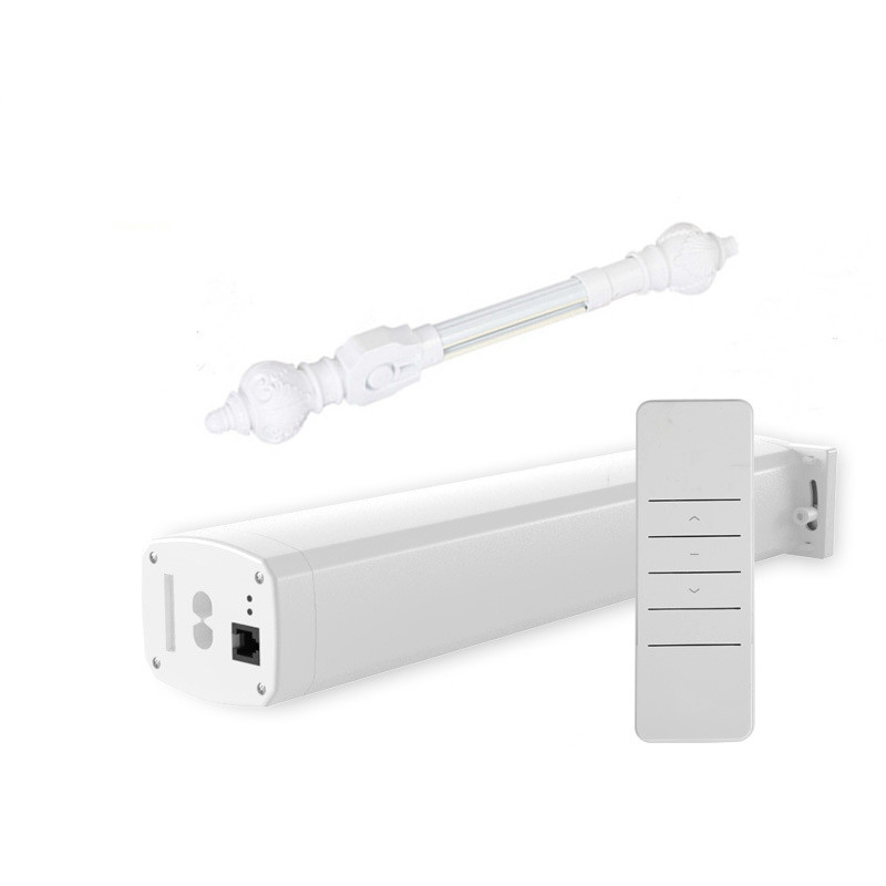 Customized Roman Rod Wifi Remote Control Automatic Electric Smart Curtain Motor Track