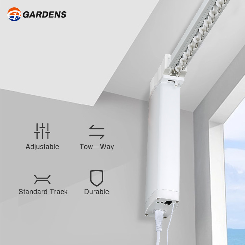 Gardens Beam Aluminum Curtain Track Rail Double Wheel