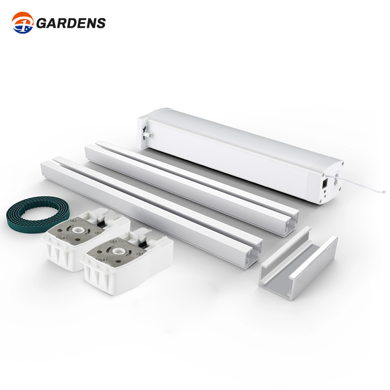 Gardens Beam Aluminum Curtain Track Rail Double Wheel