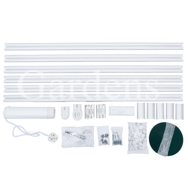 138 inch DIY Motorized Curtain Track manual Aluminium Curtain Track Kit